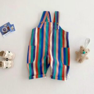 Stripes dungarees