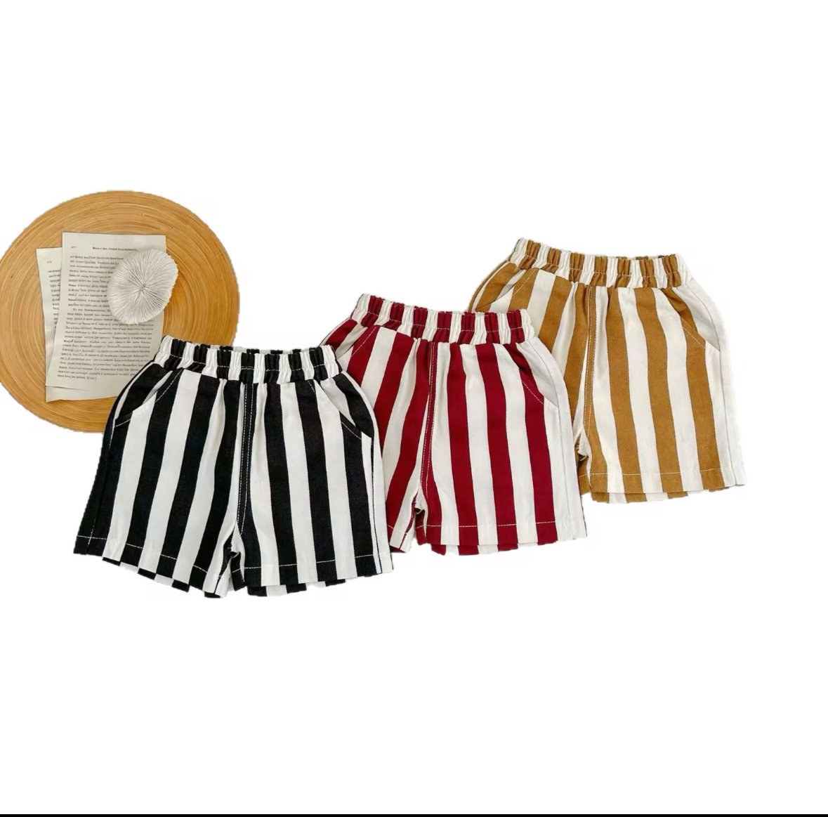 Summer striped short pant