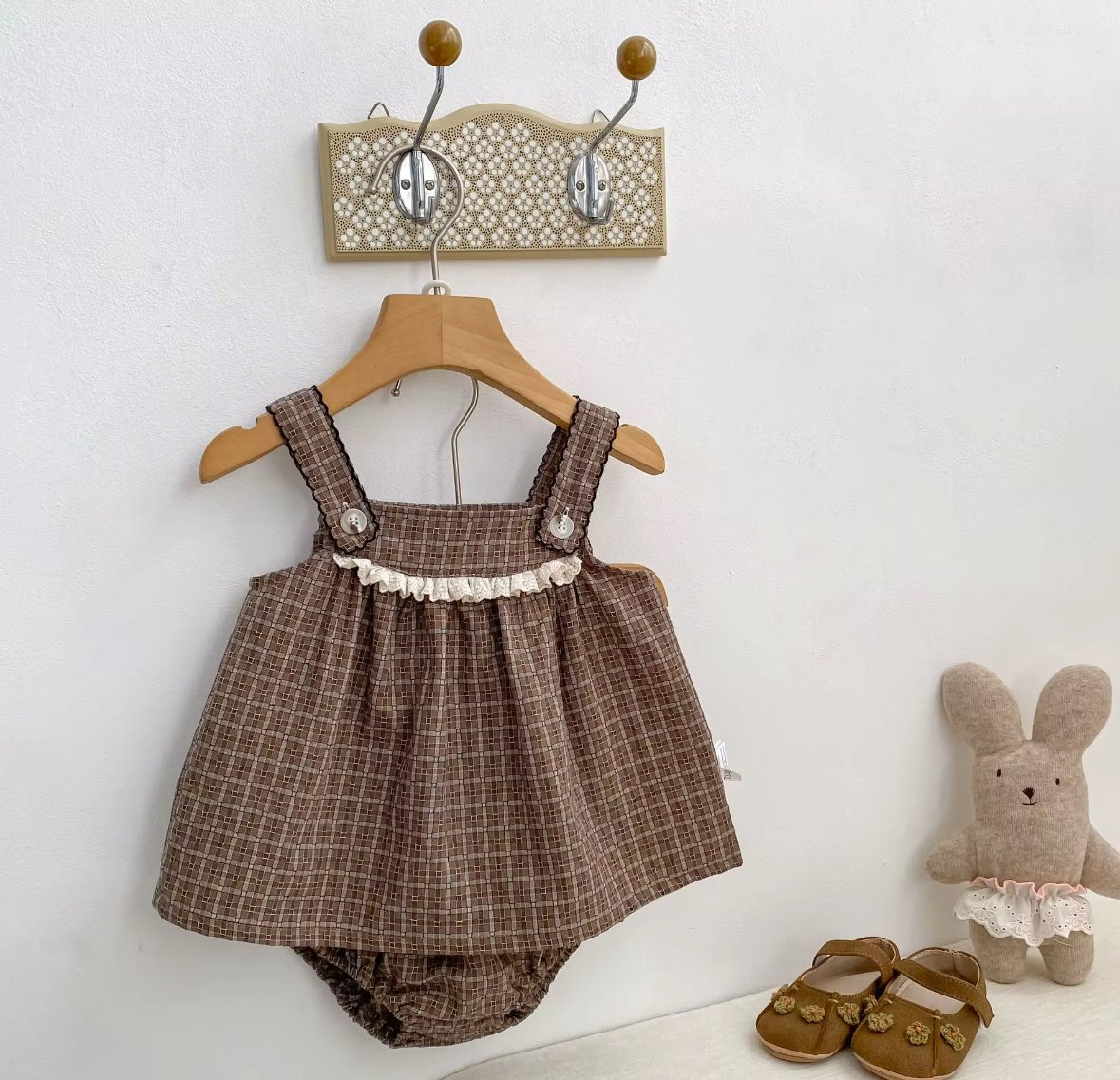Babygirl plaid set