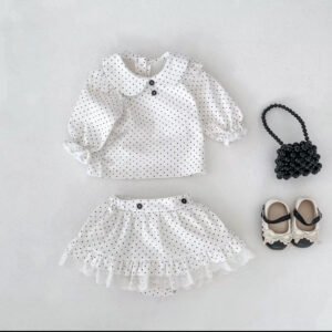 Polka dot girl set