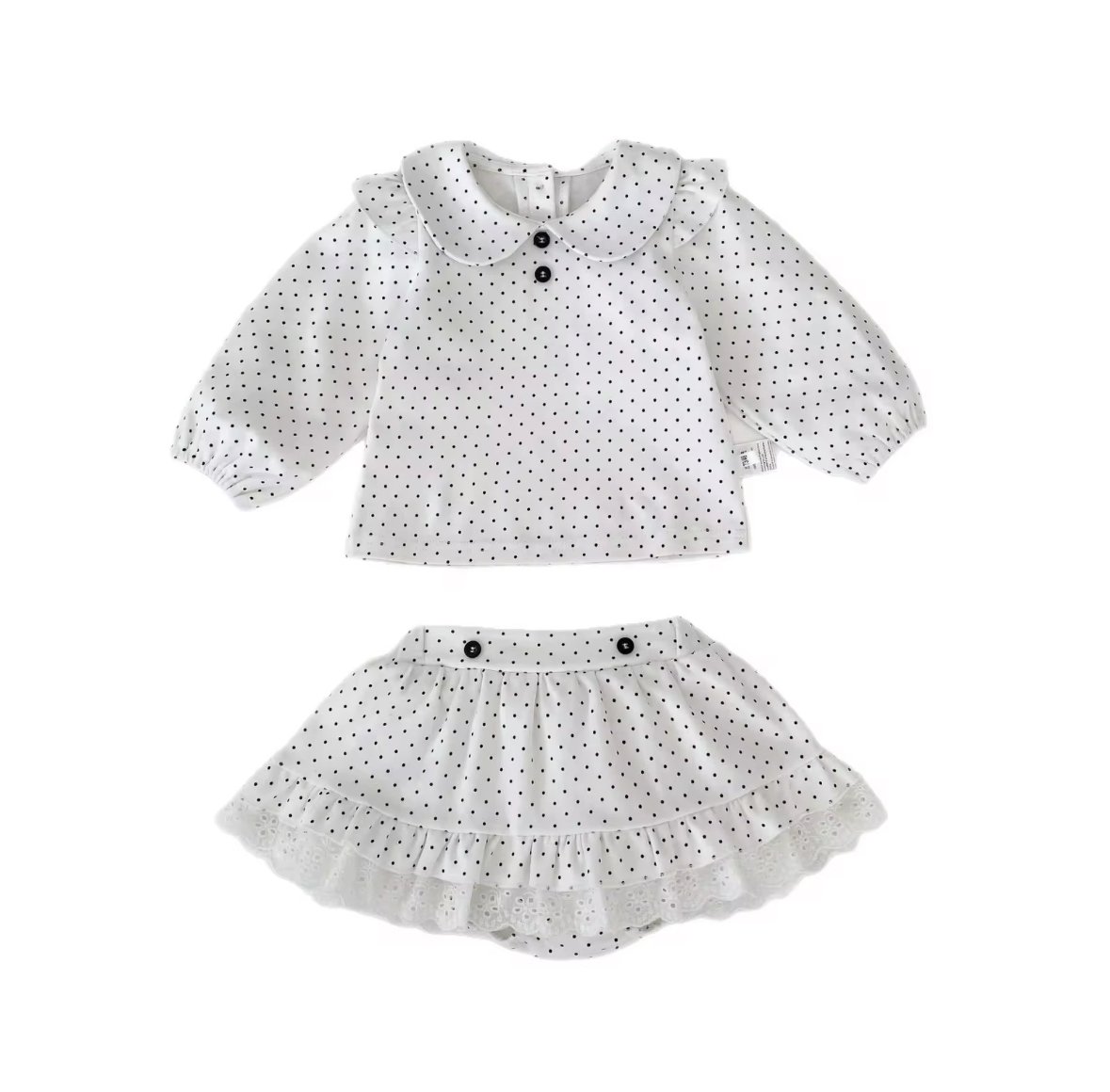 Polka dot girl set
