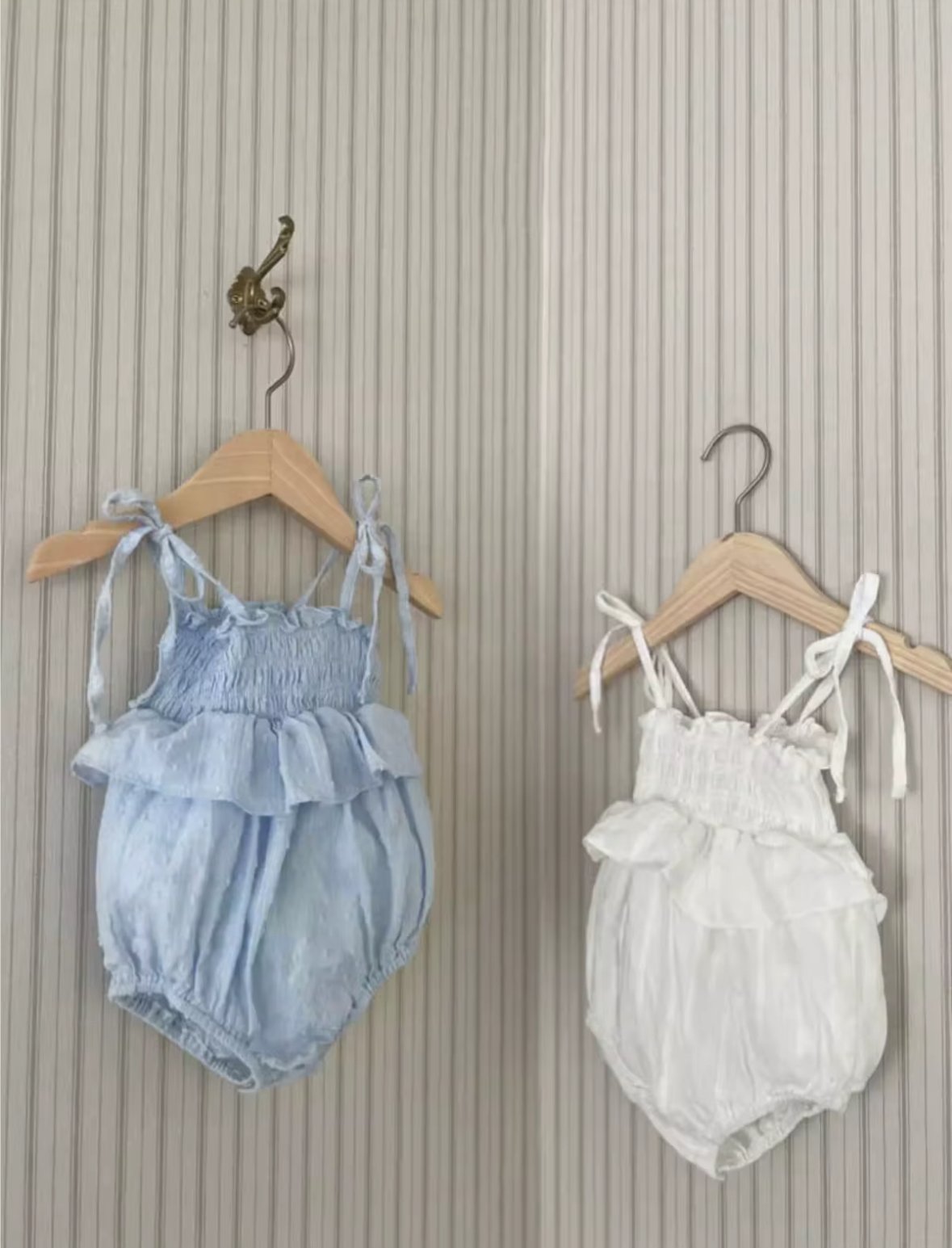 Blue Jacquard dress bodysuit